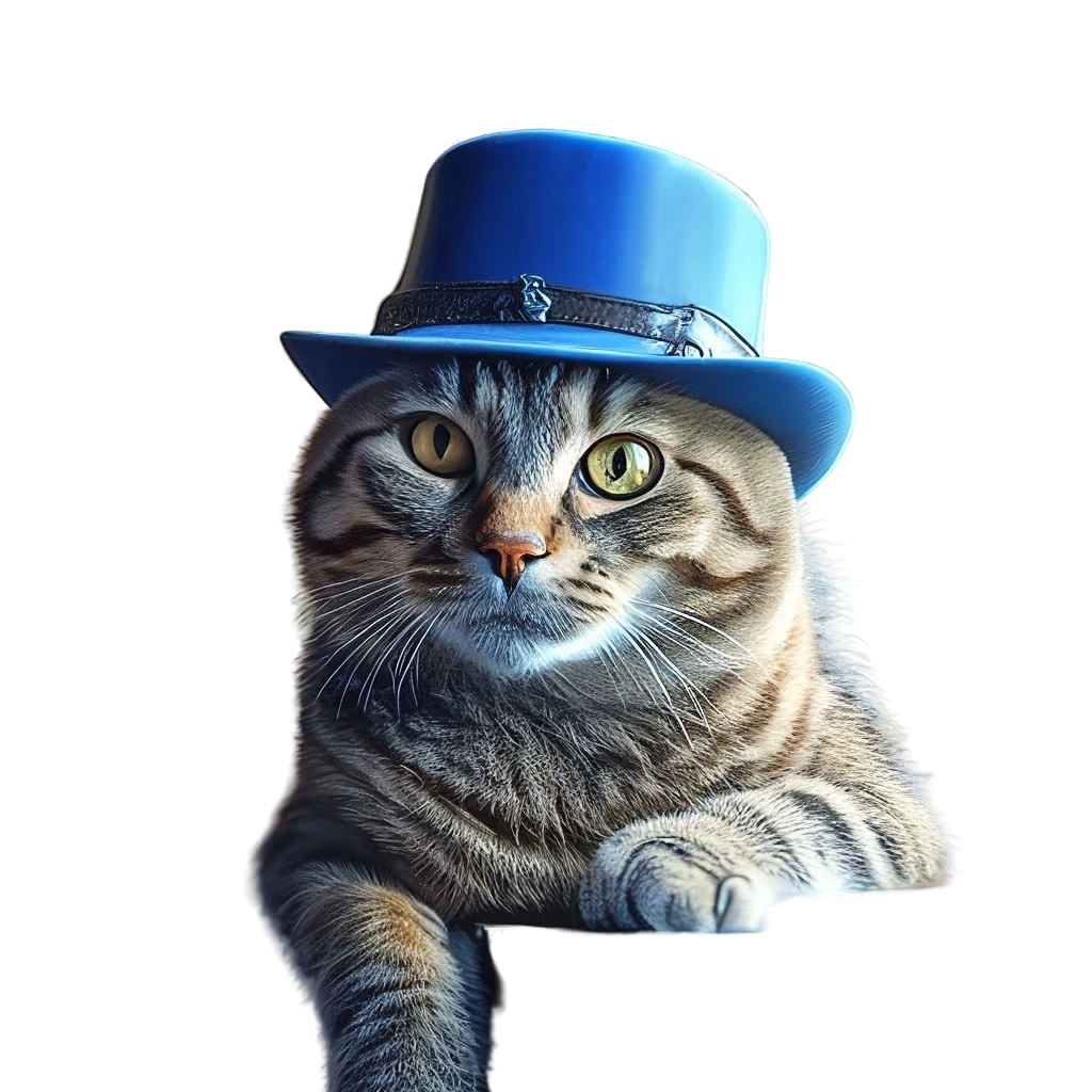 Кот в синей шляпе